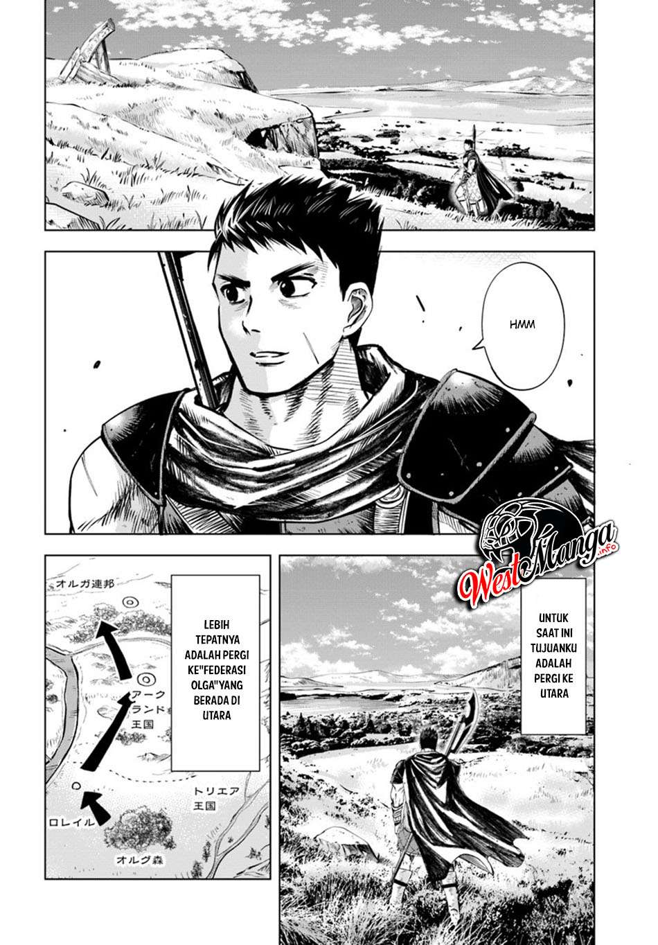 Oukoku E Tsuzuku Michi Chapter 04.2 Bahasa Indonesia